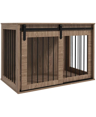 PawHut Dog Crate Furniture for Large Sized Dog, 39" x 23" x 24",