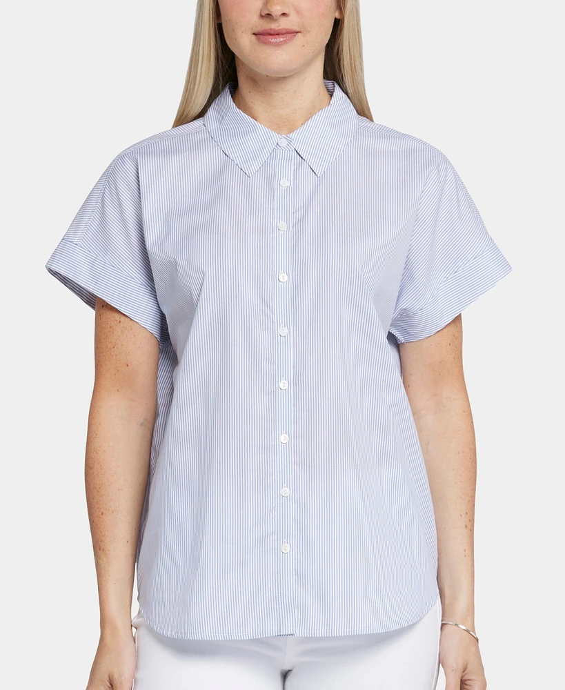 Nydj Women's Maya Collared Blouse Top