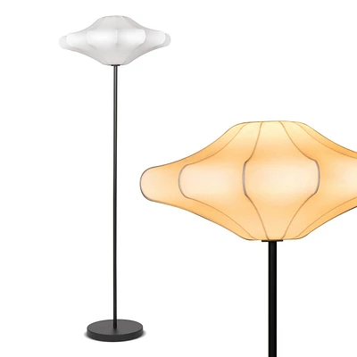 Brightech Atlas 67" Modern Led Floor Lamp with Resin Shade