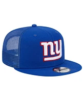 New Era Men's Royal New York Giants Main Trucker 9Fifty Snapback Hat