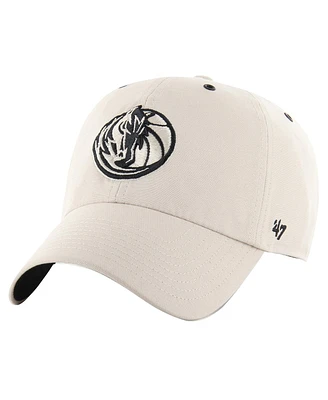 47 Brand Men's Cream Dallas Mavericks Lunar Clean Up Adjustable Hat