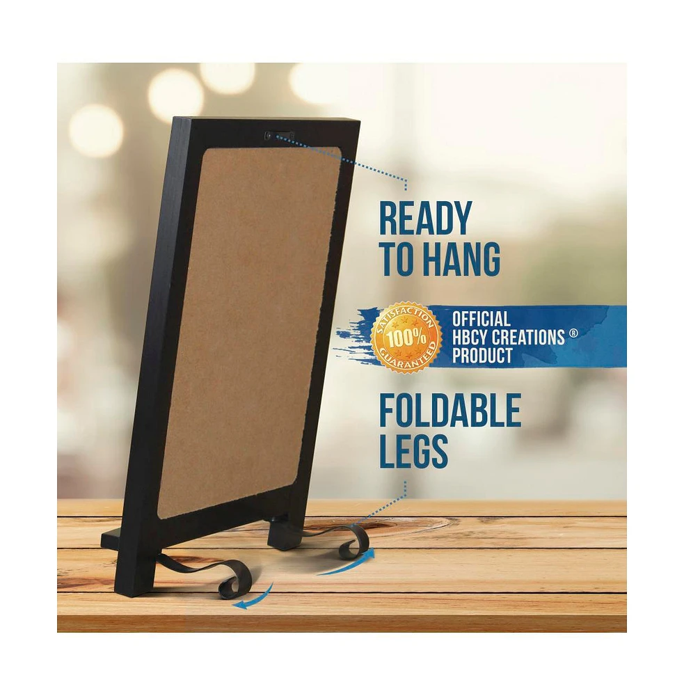 Hanging Or Tabletop Chalkboard With Legs/Wedding Table Sign/Kitchen Countertop Memo Board