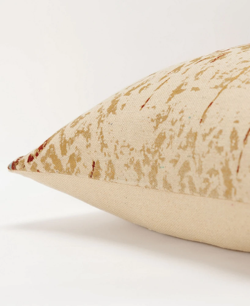 Rizzy Home Geometric Polyester Filled Decorative Pillow, 20" x 20"