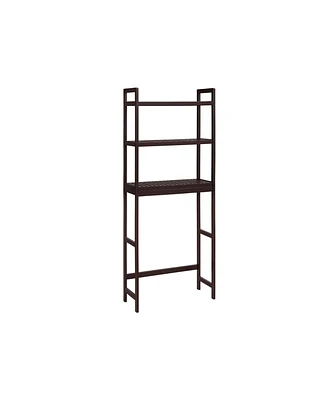 Slickblue Wicker Over-the-toilet Storage, 3-tier Bathroom Organizer