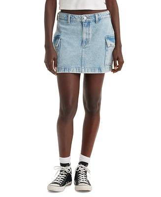 Levi's Women's Cotton '94 Cargo Mini Skirt