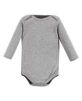 Hudson Baby Baby Boys Hudson Long-Sleeve Cotton Bodysuit Collection 7-Piece Set