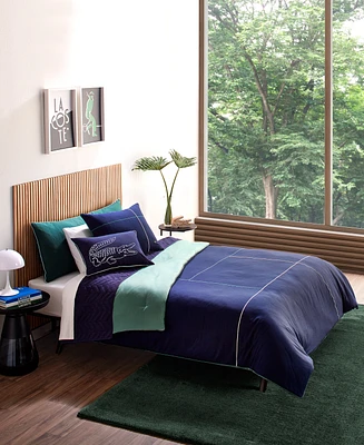 Lacoste Home Court Lines 2-Pc. Comforter Set, Twin