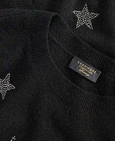 Charter Club Plus Size 100% Cashmere Star Sweater, Created for Macy's