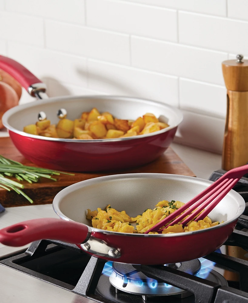 Rachael Ray Create Delicious Aluminum Nonstick 2-Pc. Frypan Set