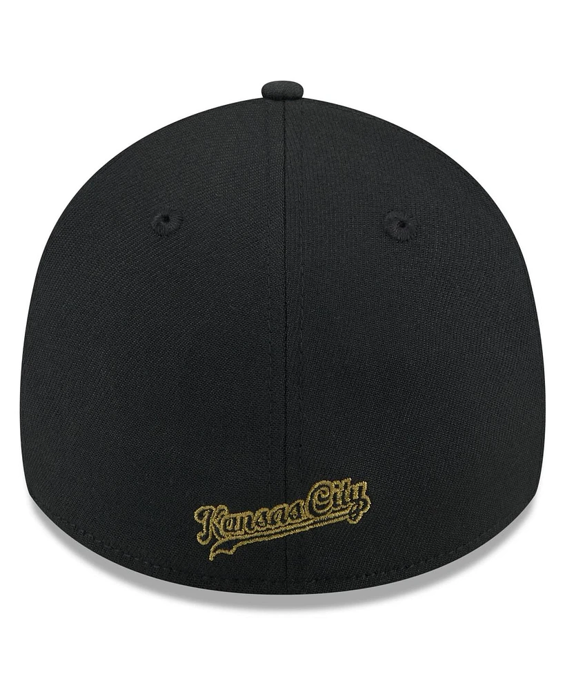 New Era Men's Black Kansas City Royals 2024 Armed Forces Day 39THIRTY Flex Hat