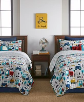 Levtex Kids Mod Trucks Reversible 3-Pc. Quilts Set, Full/Queen