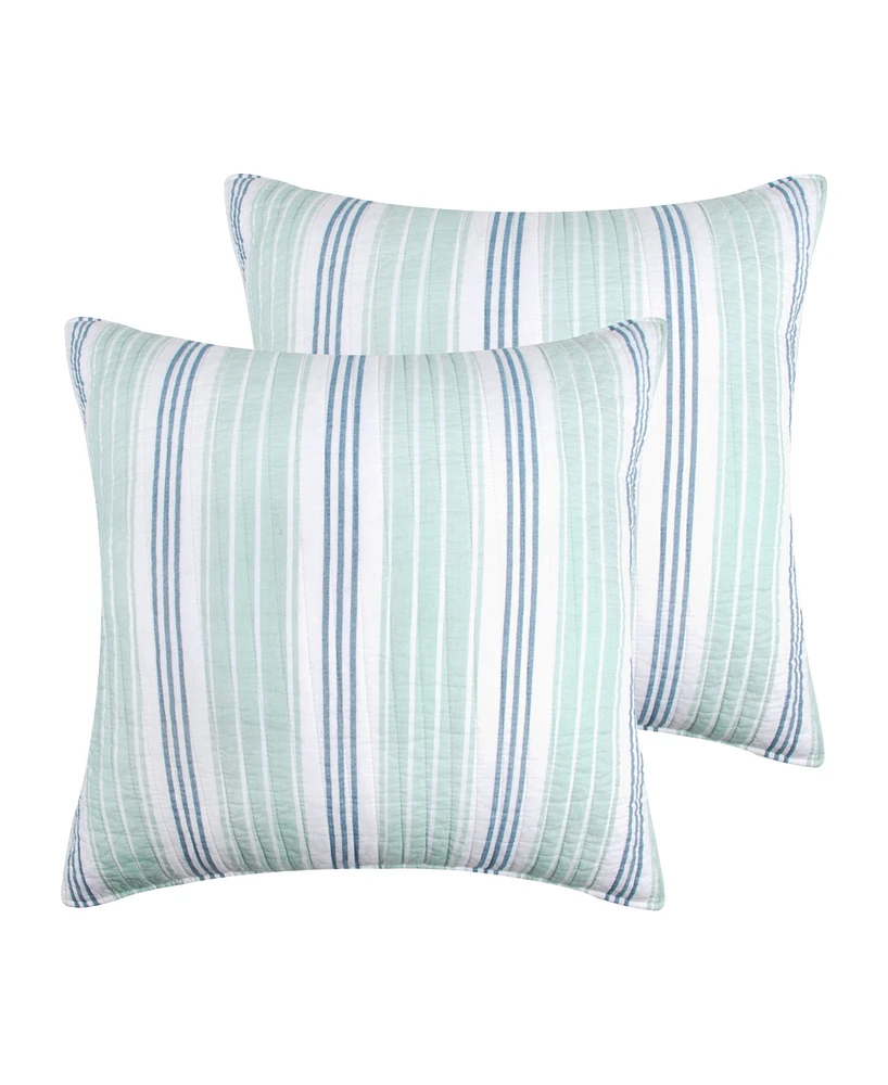 Levtex Ocean Meadow 2-Pc. Sham Set, European