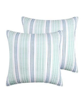 Levtex Ocean Meadow 2-Pc. Sham Set, European