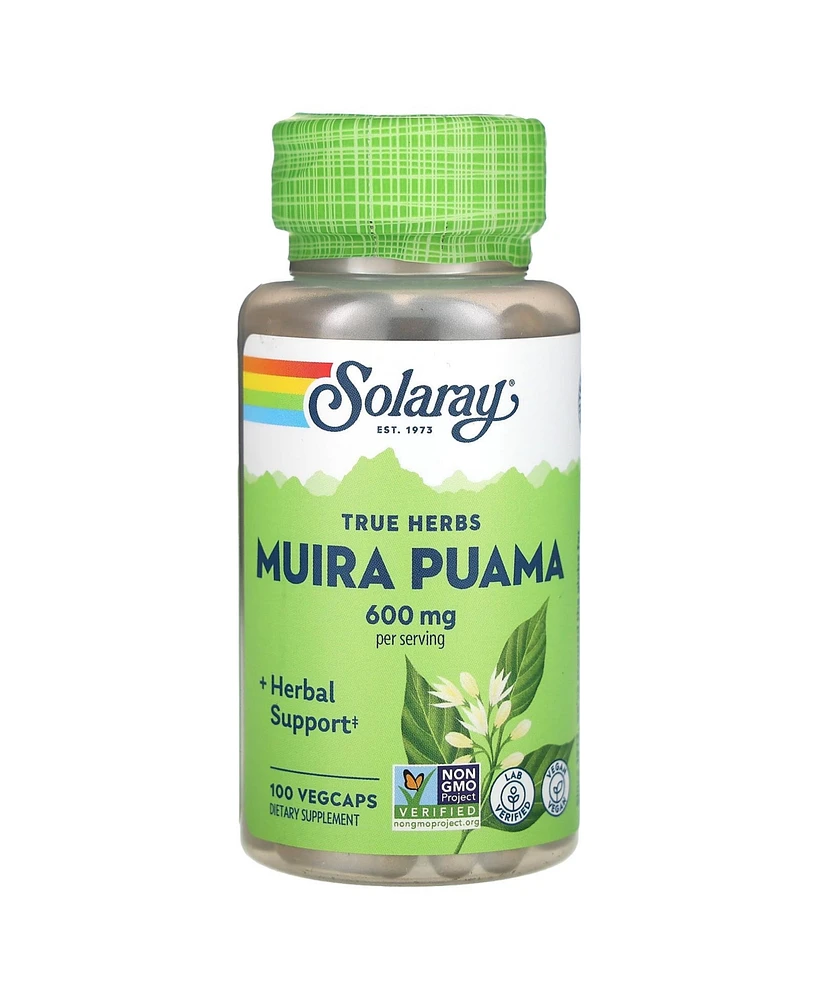 Solaray Muira Puama - 300 mg - 100 Capsules