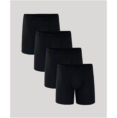 Pact Men's Everyday Extended Boxer Brief 4-Pack
