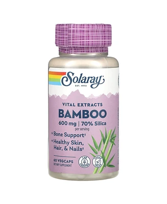 Solaray Vital Extracts Bamboo - 60 VegCaps (300 mg per VegCap)