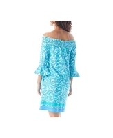 Beach House Style Kelsea Smocked Off the Shoulder Dress