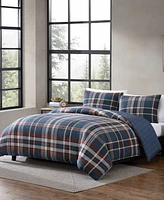 Eddie Bauer Shasta Lake Microsuede 2 Piece Duvet Cover Set, Twin