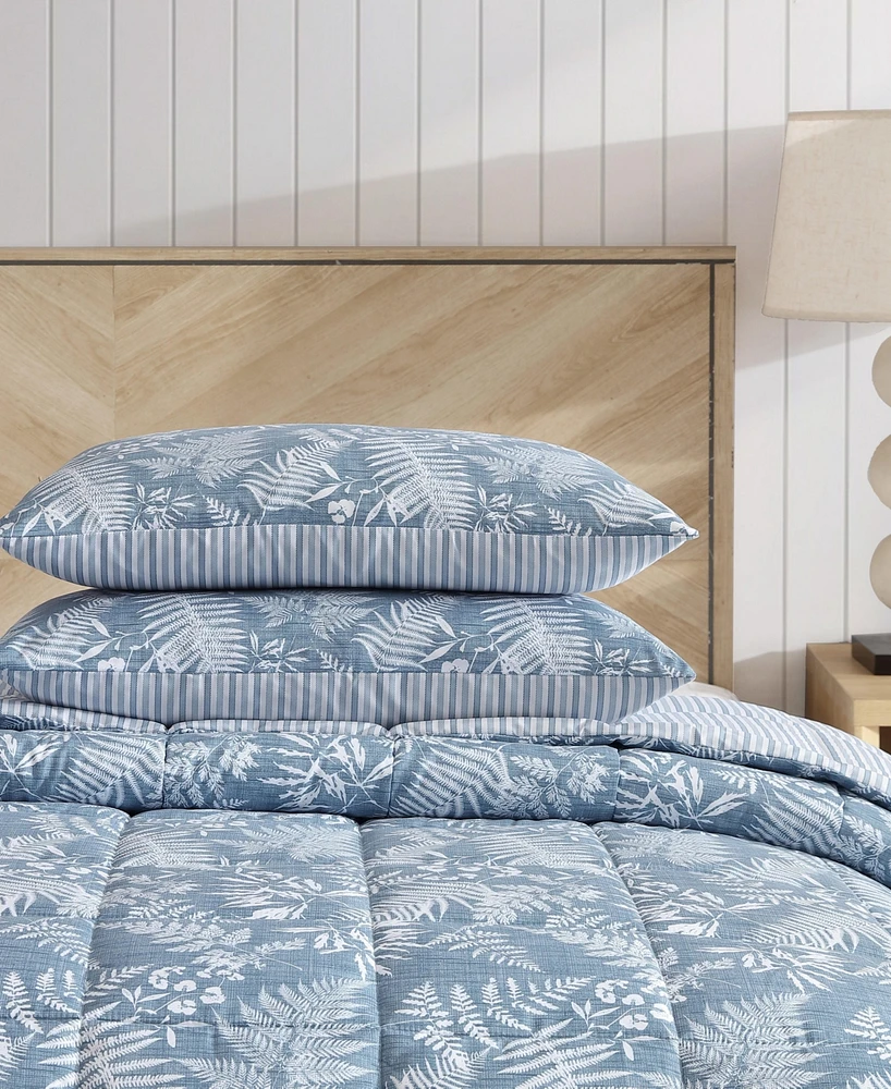 Eddie Bauer Fern Garden Reversible Piece Comforter Set
