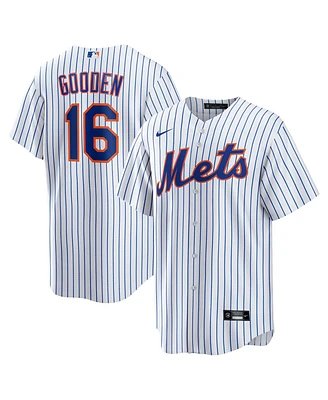 Nike Men's Dwight Gooden White New York Mets Home Replica Player Jersey