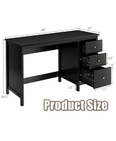 Computer Desk Study Writing Home Office Workstation with 3 Drawers