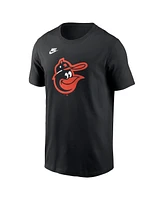 Nike Men's Black Baltimore Orioles Cooperstown Collection Team Logo T-Shirt