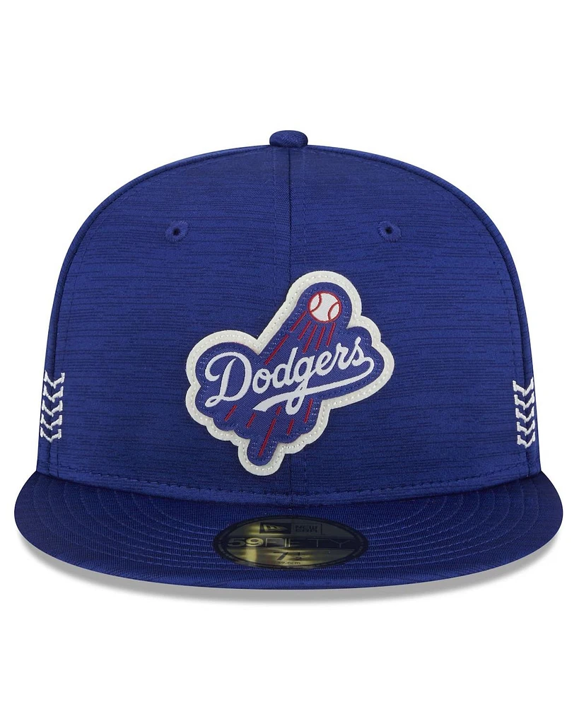 New Era Men's Royal Los Angeles Dodgers 2024 Clubhouse 59FIFTY Fitted Hat