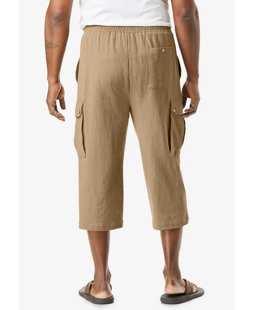 KingSize Big & Tall Gauze Cargo Judo Shorts