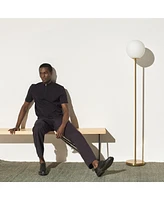 Luna Sophisticated Led Standing Floor Lamp with Frosted Glass Globe (65")