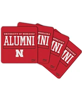 Indigo Falls Nebraska Huskers Alumni 4-Pack Neoprene Coaster Set
