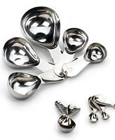Rsvp International Endurance Stainless Steel 5 Piece Teardrop Measuring Spoon Set