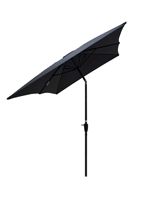 Waterproof Patio Umbrella with Tilt and Crank