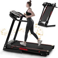 Portable Incline Folding Treadmill with App