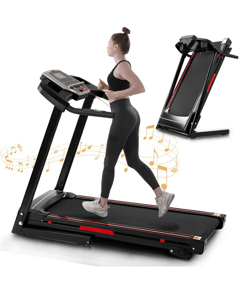 Portable Incline Folding Treadmill with App