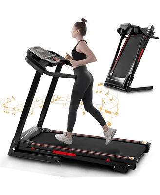 Portable Incline Folding Treadmill with App