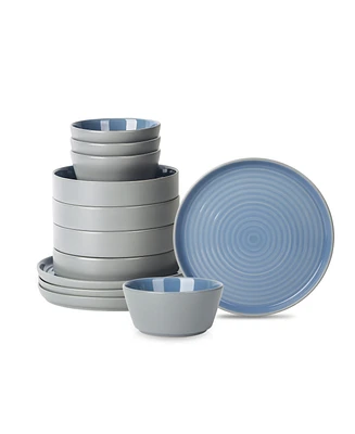 Stone Lain Elica 12 Pc. Dinnerware Set, Service for 4