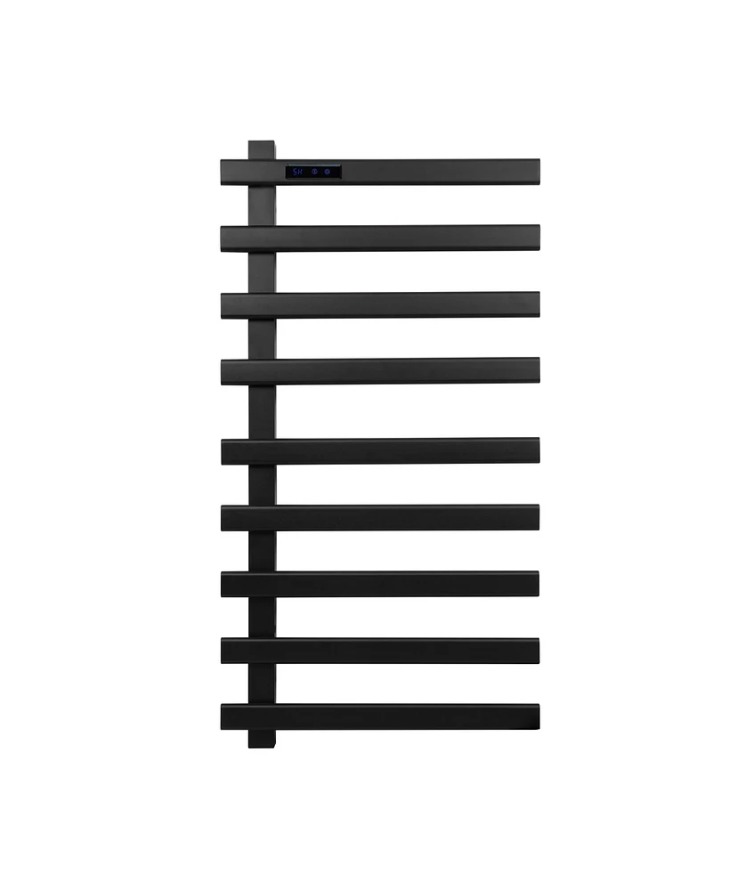 Electric Heated Towel Rack Wall Mounted Drying Rack, Stainless Steel Towel Warmer 5 Bars