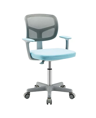 Auto Lock Kids Mesh Chair with Armrests Height Adjustable