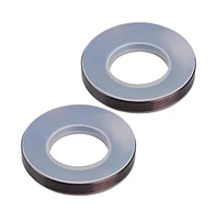 Aquaterior Bathroom Sink Mounting Ring Orb for Countertop Glass Vessel Sink Drain Mount Support 2 Pcs
