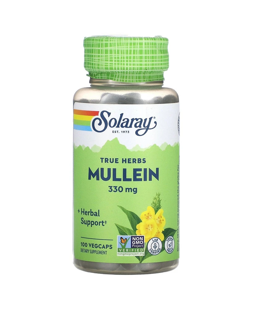 Solaray True Herbs Mullein 330 mg