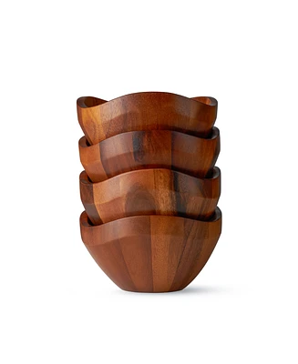 Nambe Billow Individual Salad Bowl S/4