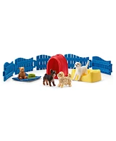 Schleich Farm World Puppy Pen Animal Playset