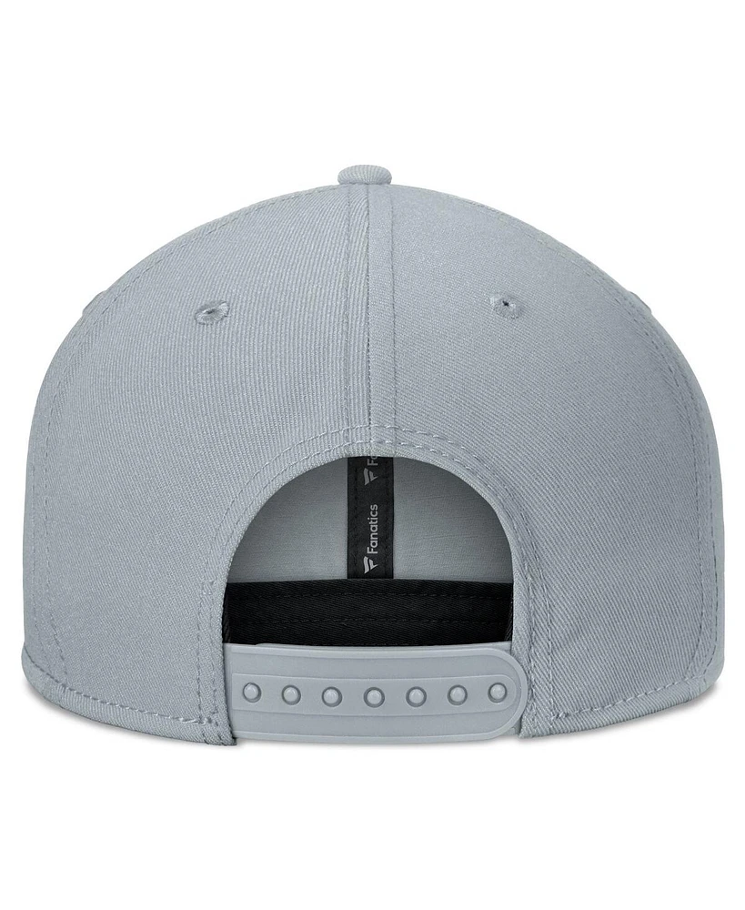 Fanatics Men's Gray Atlanta United Fc Smoke Snapback Hat