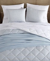 Closeout! Nautica Windsor Seersucker 3 Piece Comforter Set