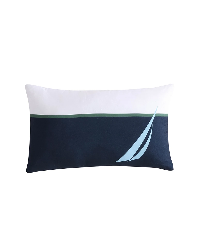 Closeout! Nautica Elliot Stripe 5 Piece Comforter Set, King