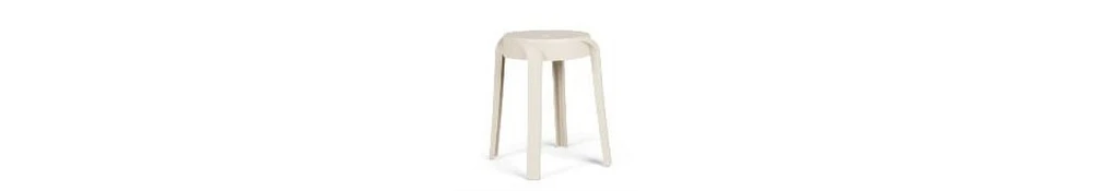 Set of 6 Kids' Plastic Stools in Vibrant Colors (Floor-Protecting, Anti-Slip)