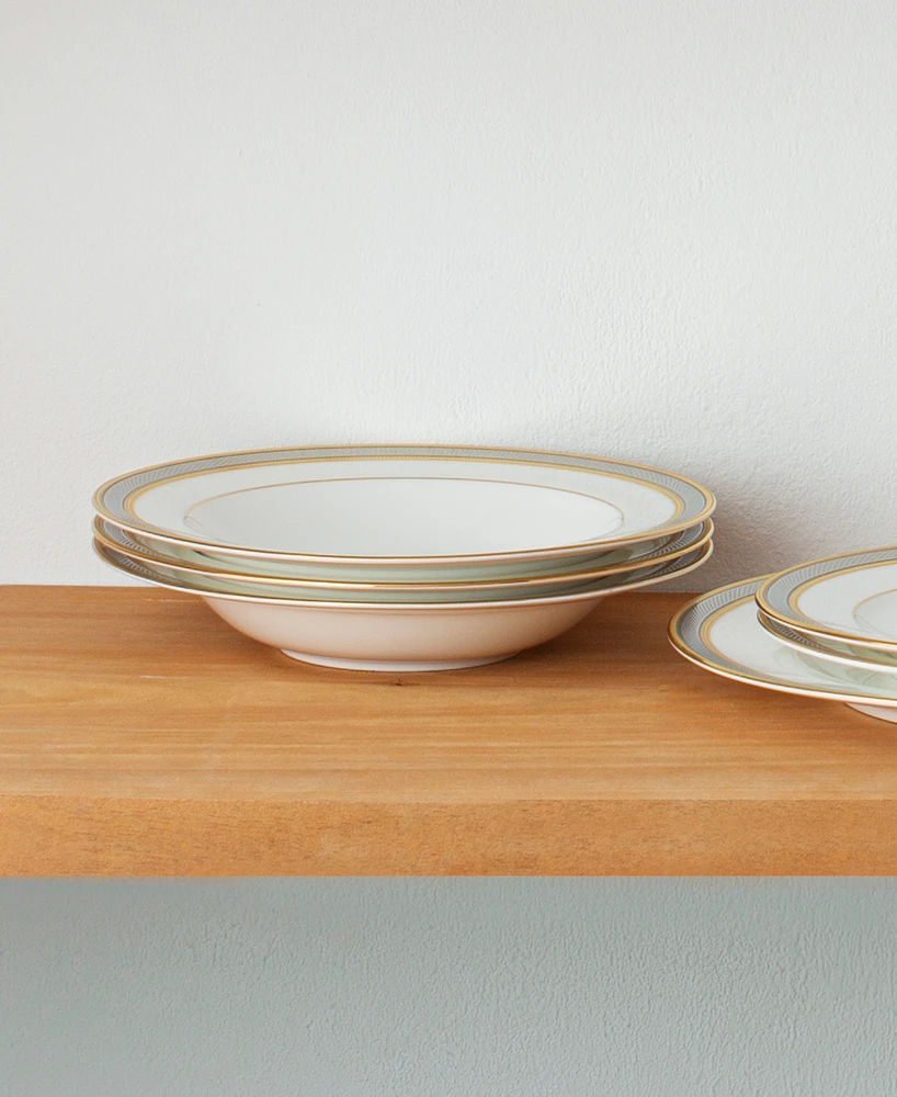 Noritake Brilliance Set of 4 Soup Bowls, 8-1/4", 12 Oz.
