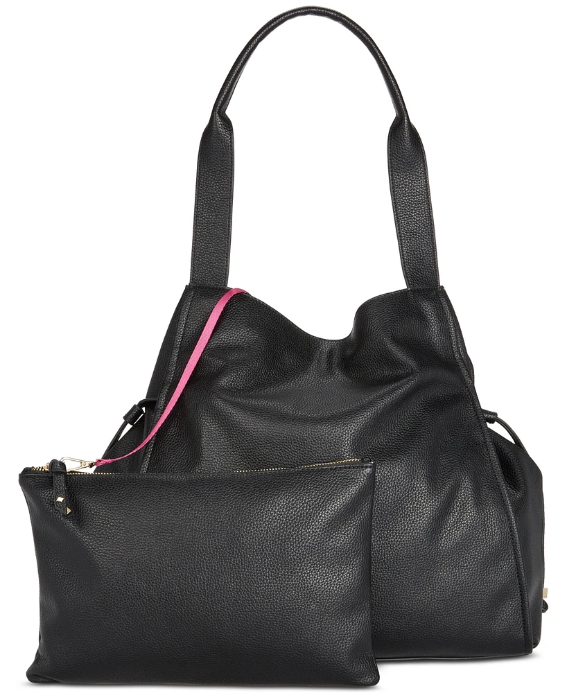 On 34th Jyyll Large Solid Tote with Removable Pouch, Exclusively at Macy's