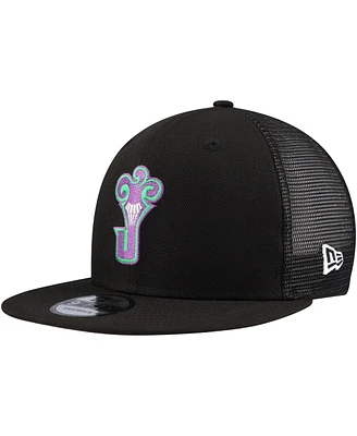 New Era Men's Black Batman 9FIFTY Snapback Trucker Hat
