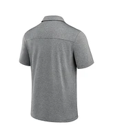 Fanatics Signature Men's Gray Pittsburgh Steelers Front Office Tech Polo Shirt